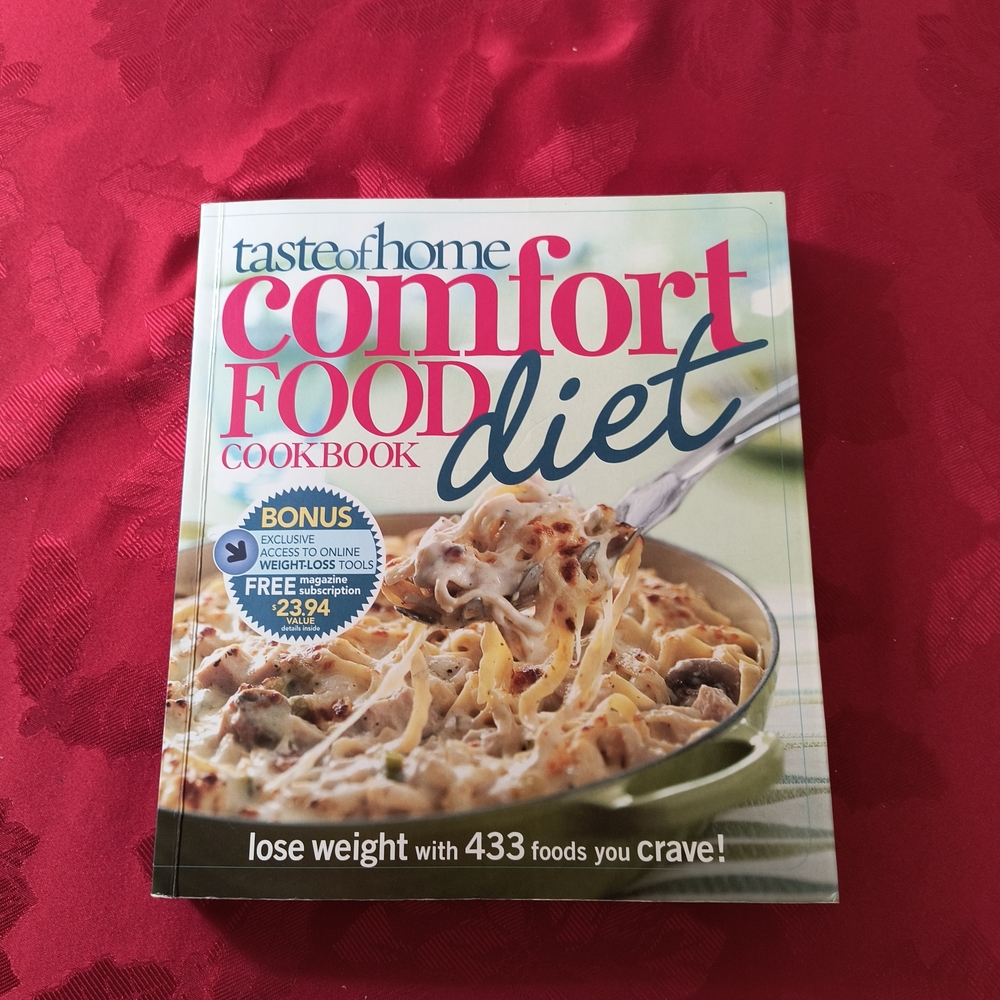 Taste of Home Comfort Food Diet Cookbook - Pink Cover
